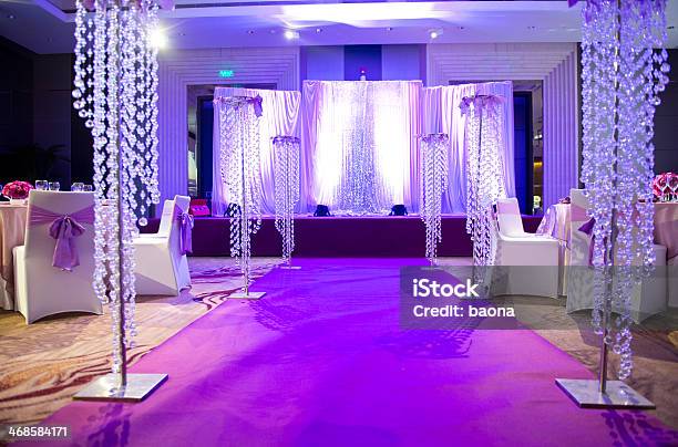 Foto de Recepção De Casamento e mais fotos de stock de Palco - Palco, Casamento, Decoração