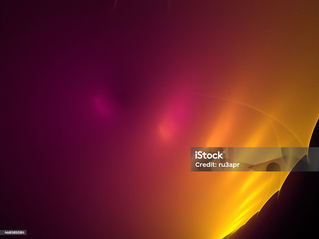 Digital Fractal on Black 2015 Stock Photo