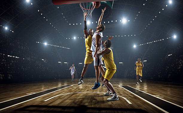 バスケットボールの試合 - basketball sport indoors basketball player ストックフォトと画像