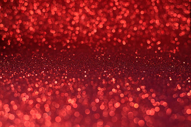 istock Defocused red glitter photo. Abstract bokeh effect 468590216