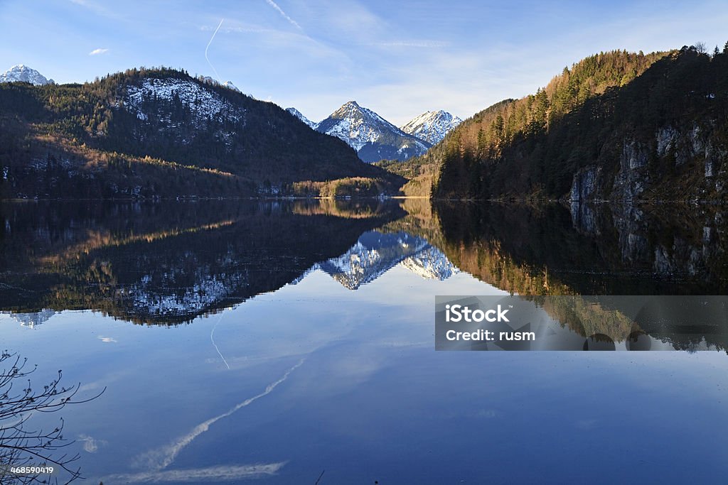 Alpsee no inverno, Alemanha - Royalty-free Alemanha Foto de stock