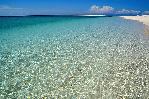 istock White Island transparent water, Camiguin Philippines 468591178