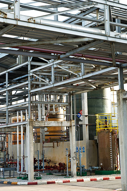 istock Pipe line in chemical plant 468591584