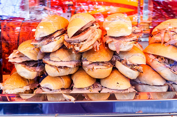 istock tasty sandwiches with pork 468595642