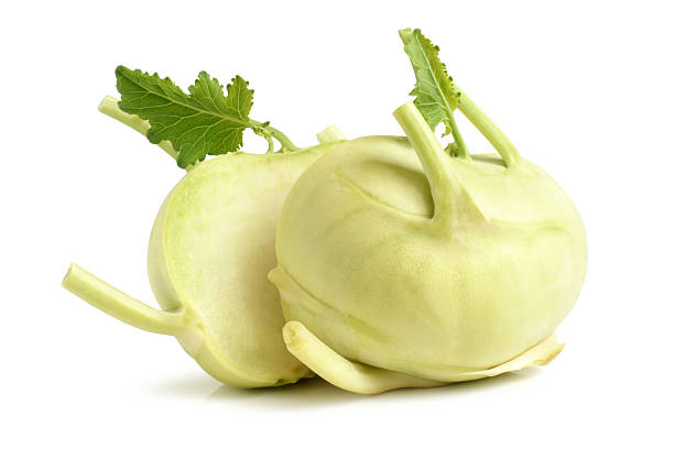 キャベツコールラビ - kohlrabi ストックフォトと画像