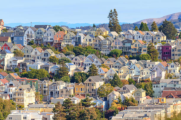 Typical San Francisco Neighborhood, California