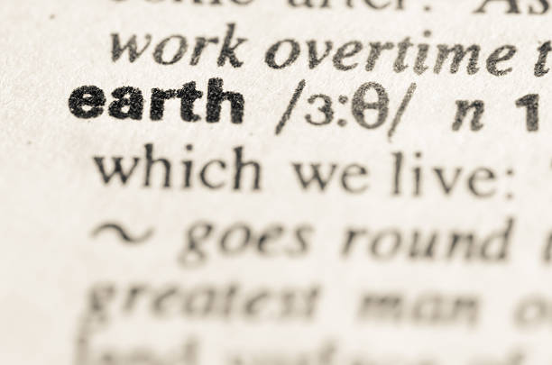 istock Dictionary definition of word earth 468601908