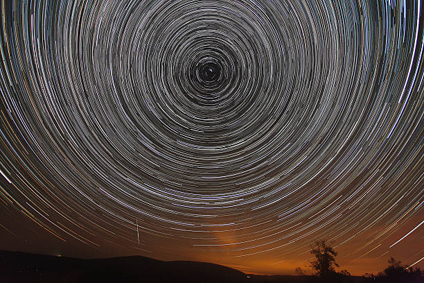 startrail stock photo