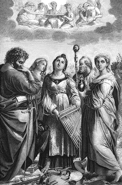 istock Saint Cecilia listening to the singing of angels by Raphael 468606026