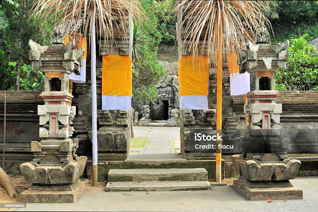 Hindu temple Goa Gajah, Ubud, Bali, Indonesia Old Hindu temple of Goa Gajah near Ubud on the island of Bali, Indonesia 2015 Stock Photo