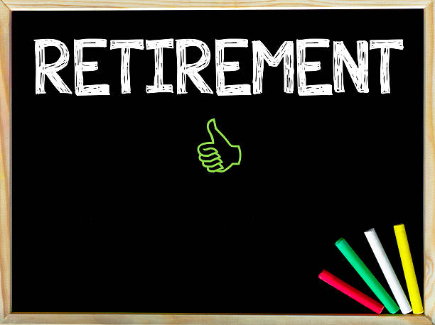 istock Retirement message and Like sign 468608772