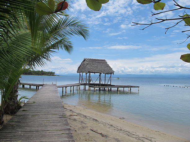 istock Paradisiacal beach in Bocas del Toro, Panama 468609761