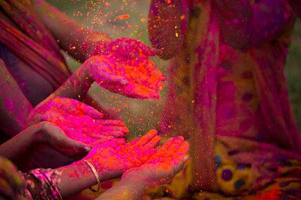 istock The hands of Holi 468611826