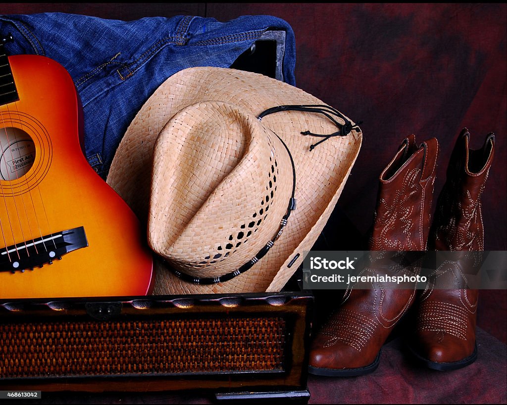 Western Country look Western Country music style  2015 Stock Photo