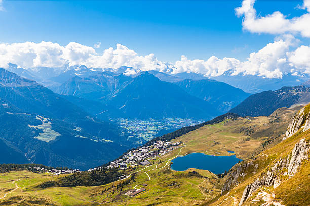 istock Bettmersee (Lake) and the alps in Valais 468613758