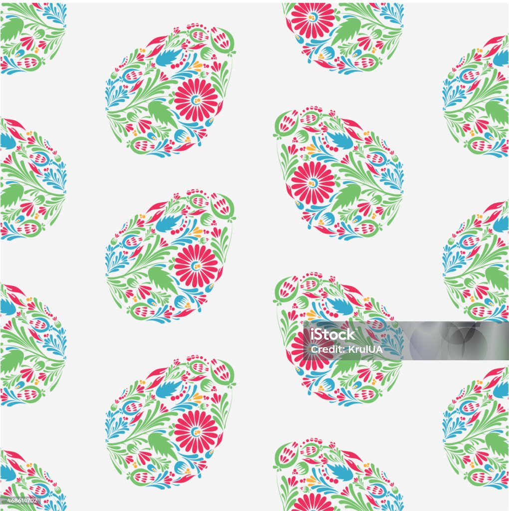 Floral easter egg background. Floral easter egg background. Vector 2015 stock vector