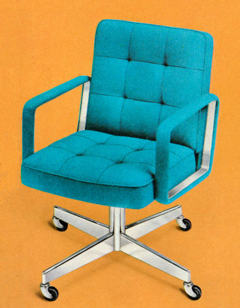 Blue Vintage Office Chair http://csaimages.com/images/istockprofile/csa_vector_dsp.jpg upholstered armchairs stock illustrations