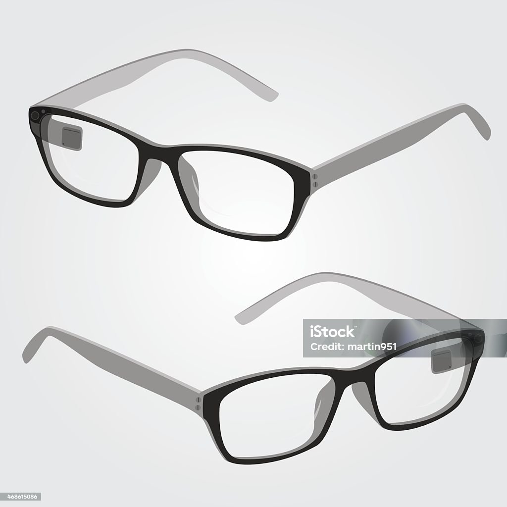 Elettronica Indossabile Smart Occhiali Con Telecamera E Visualizzare Eps10  - Immagini vettoriali stock e altre immagini di 2015 - iStock