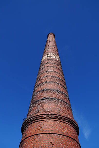 istock Old vintage industrial factory chimney 468615972