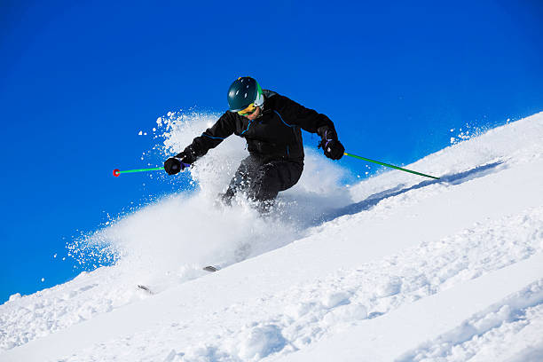 istock Back Country Skiing - Powder Snow 468617345