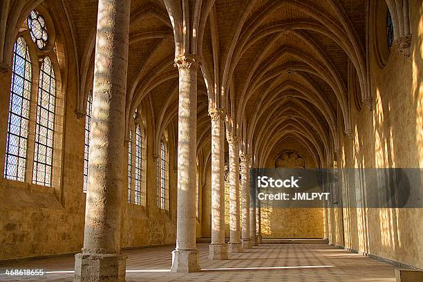 Vault Of An Abbey Stock Photo - Download Image Now - Cloister, Sunlight, Abbey - Monastery