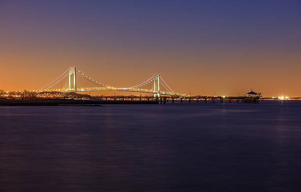 istock Verrazano-Narrows Bridge at sunset. 468618880