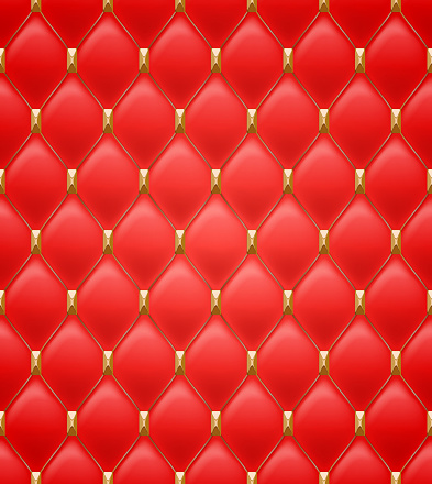Coloured Pattern Red Quilted Seamless Pattern Red Color Stock Illustration - Download Image ...