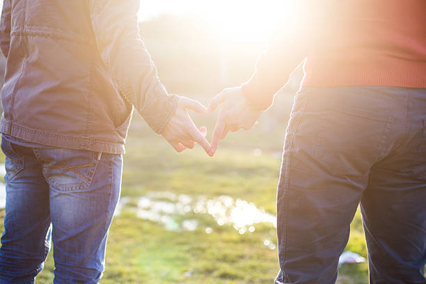 istock Gay couple showing love 468619138