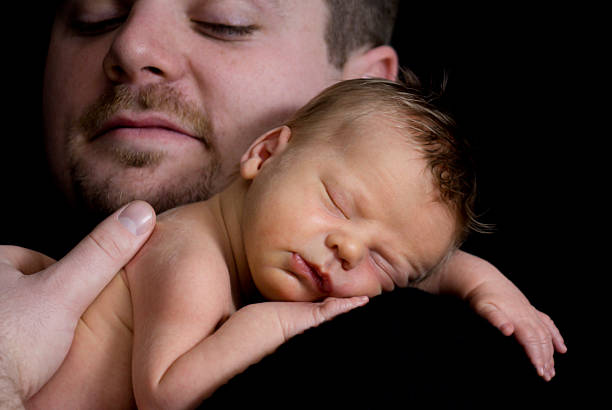 istock Bonding time for baby and Dad 468620445