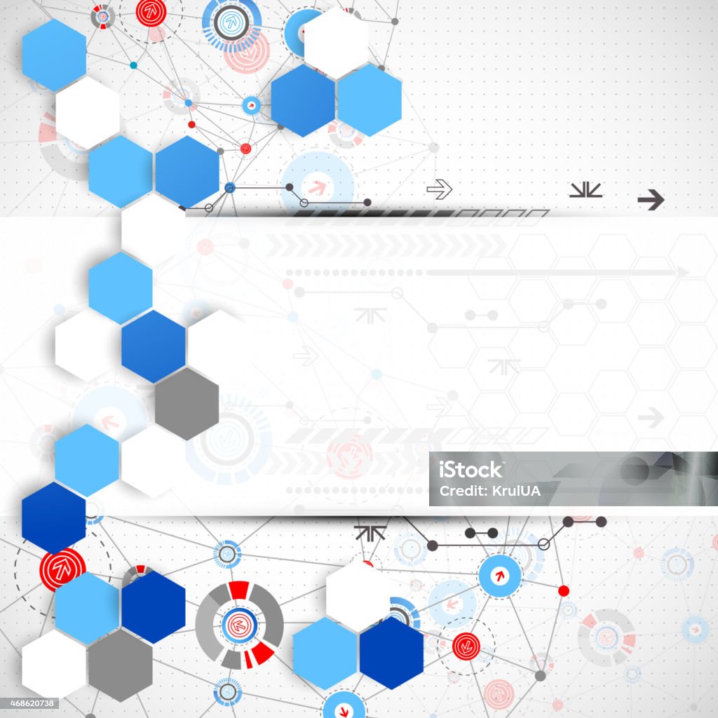 Tech Abstract Templete Abstract Technology Template Background Stock Illustration - Download ...