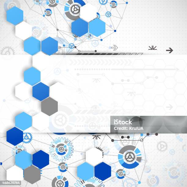 Tech Abstract Templete Abstract Technology Template Background Stock Illustration - Download ...