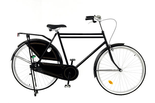istock Retro style bicycle isolated on a white background 468622371