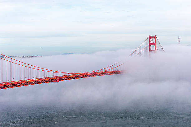 istock Golden Gate Bridge with low fog, San Francisco 468624650