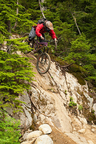 istock Extreme Female Mountain Biking 468631978