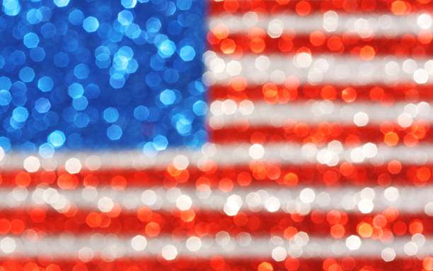 istock USA flag background - sparkly glittery background 468635212