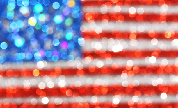 istock USA flag background - sparkly glittery background 468635608