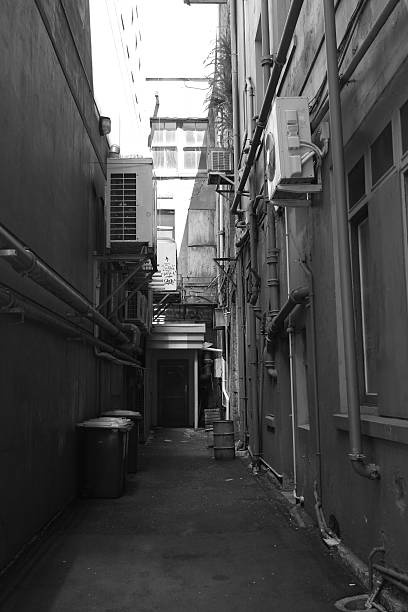istock Footpath between houses in Singapore 468641282