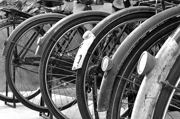 istock Vintage bicycle parts, Rare item conception. 468644200