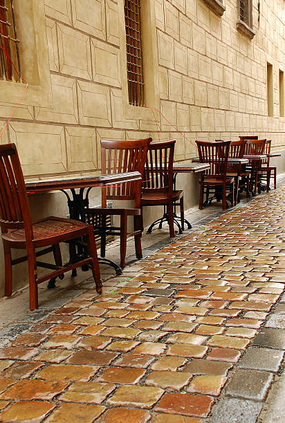 istock Street Cafe After Rain 468647052