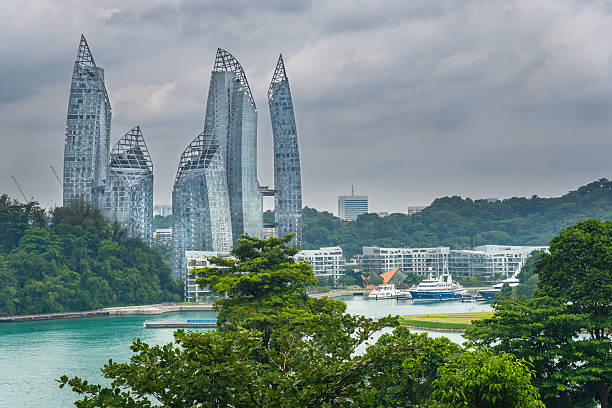 istock Fort Siloso view to Singapore 468647200