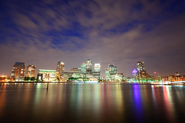 istock London Canary Wharf at night 468648582