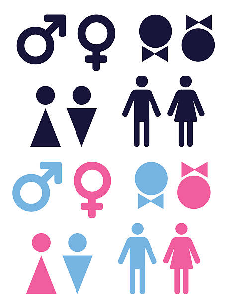 性別アイコン - gender symbol human gender male sexual issues点のイラスト素材／クリップアート素材／マンガ素材／アイコン素材