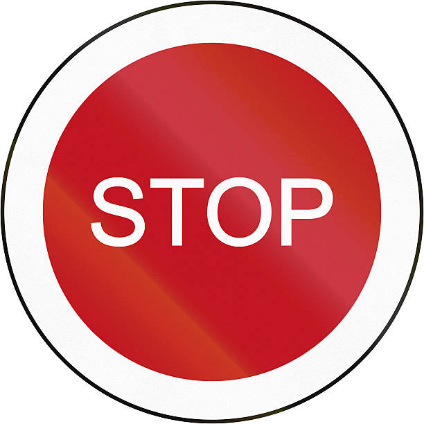 istock Stop Sign In Brunei 468648970