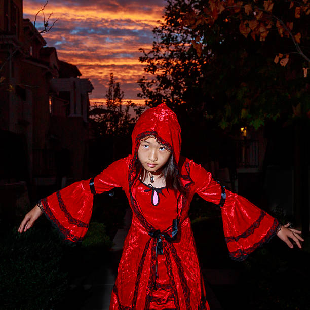 Little red riding hood stock photo