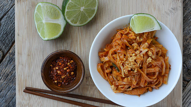 istock Thai style noodles or Pad Thai (Thai cuisine) 468656354