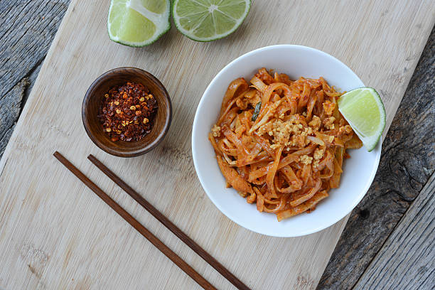 istock Thai style noodles or Pad Thai (Thai cuisine) 468656360