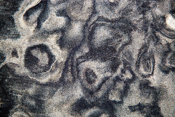 sand pattern stock photo