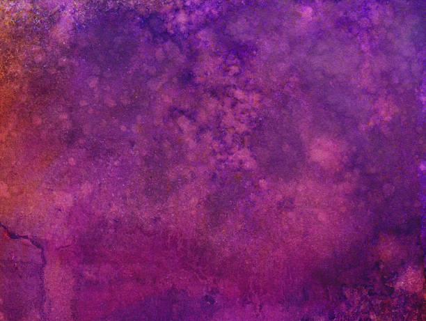 istock Deep purple watercolor painting with texture 468661682