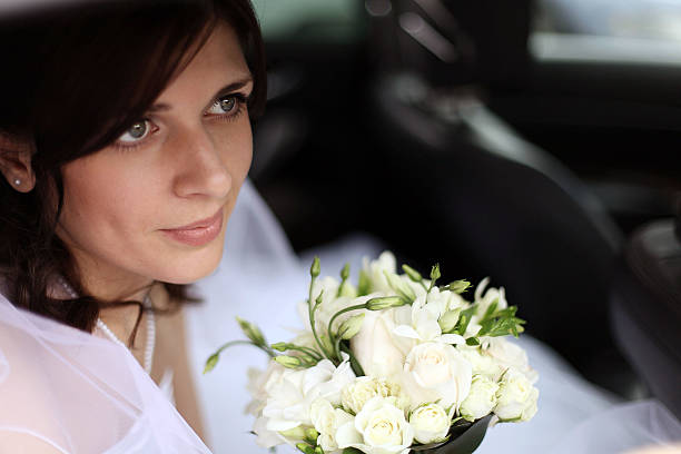 istock portrait of brunette bride 468662204
