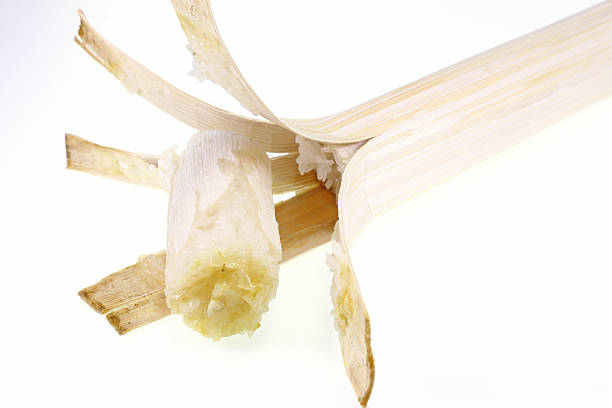 istock Thai dessert, glutinous rice roasted in bamboo 468662364